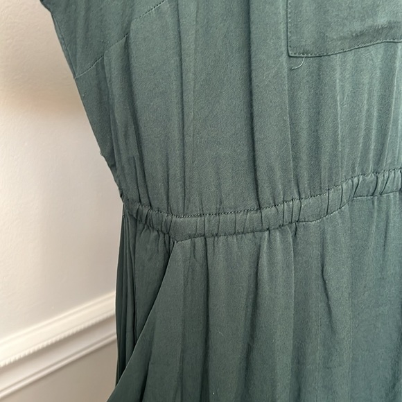 Mini Challis Button-Front Shirt Dress - Picture 14 of 16